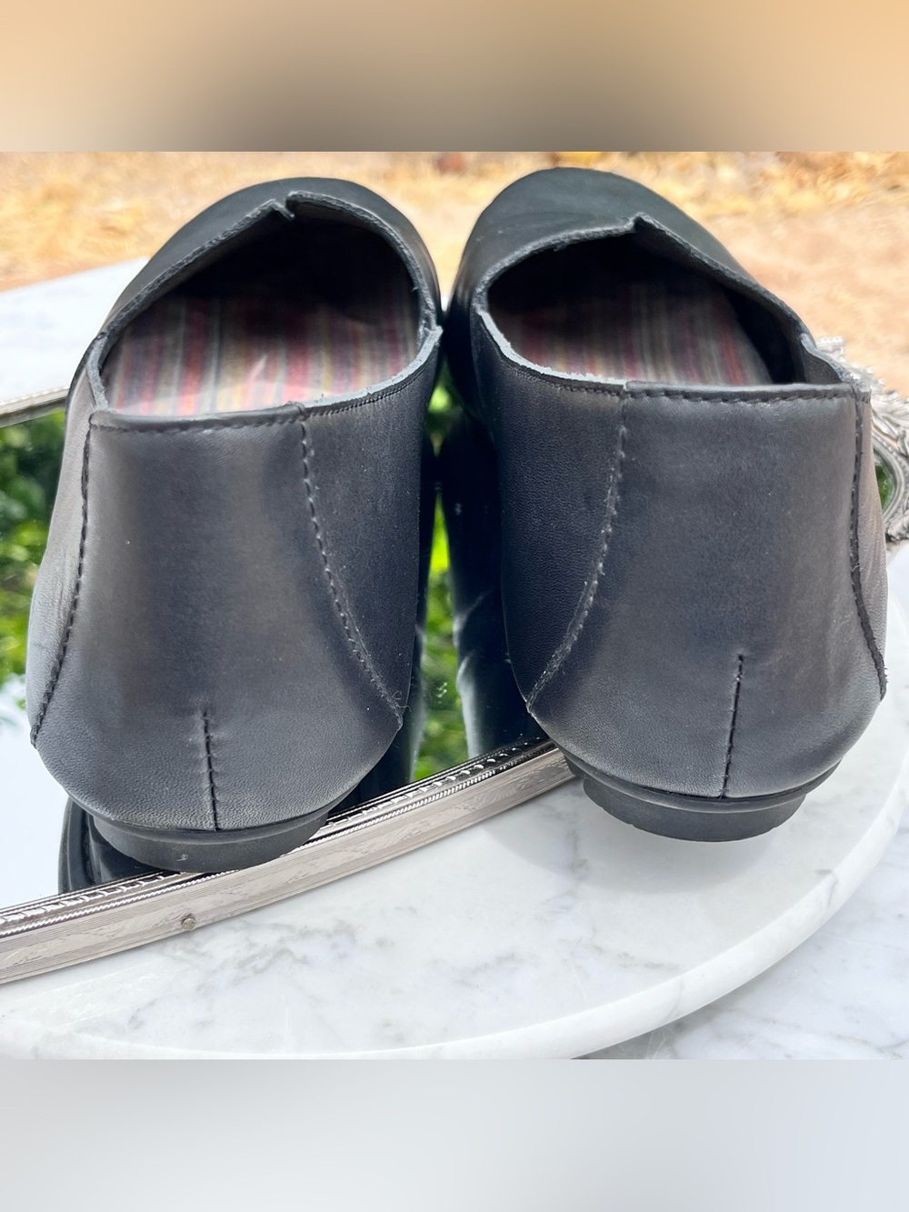 Born Black Leather, Sebra Slip On Comfort Flats / Moccasin, 11 - Picture 4 of 11